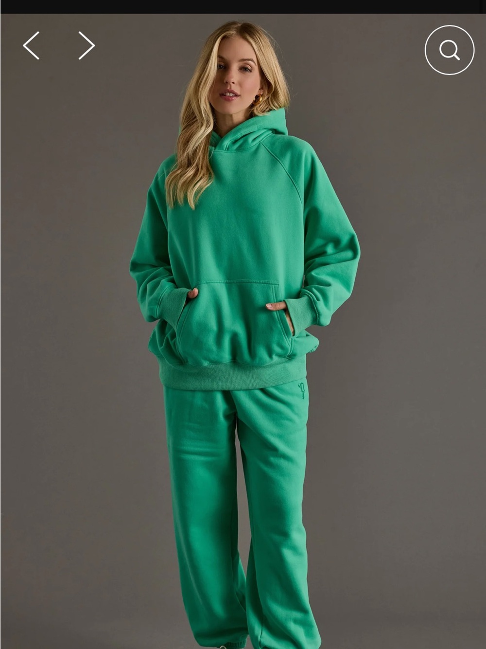 Panache Apparel Mint Green Plush Jogger Sweat Set